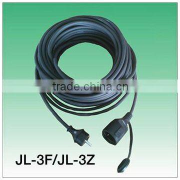 European IP44 rubber cable extension power cord