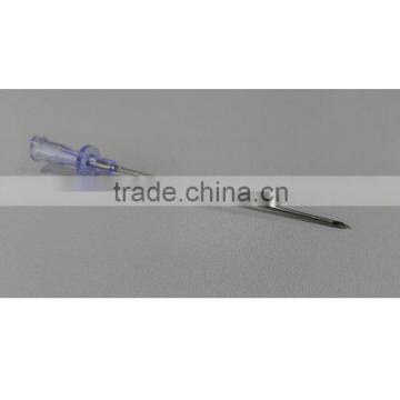 disposable introducer needle for medical use