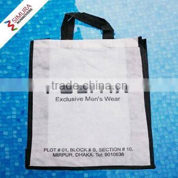 Reuseable Nonwoven Flat Handled Shopping Bag