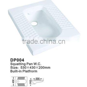 New Arrival Ceramic Squat Pans,squat WC,asia Toilet Squat DP004 photo-3