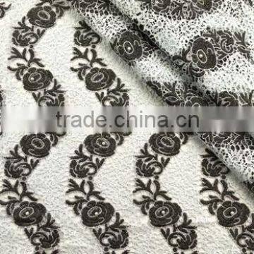 2015 Best Selling African Cord Lace Fabrics Nigeria Cord Lace photo-6