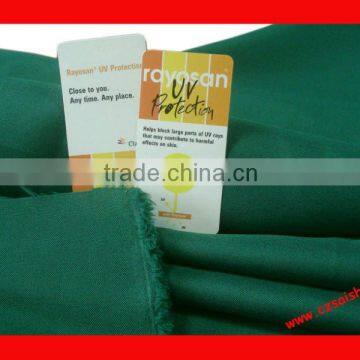 cotton polyester anti-UV woven fabric UV protection fabric with tags