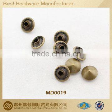 custom decorative antique brass color garment rivet