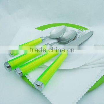 Stainless steel cutlery ps plastic spoon