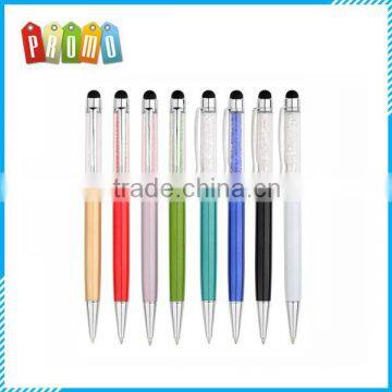 CL-042S Metal Crystal Ballpoint Pen Stylus Pen