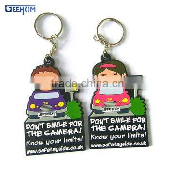 cute 3d boy girl couple keychain