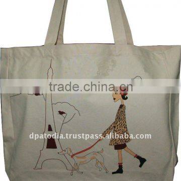 Eco-friendly cotton shopping bag