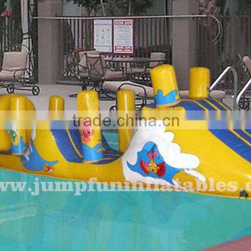 Swimming pool games Inflatable water challenge/Floating aqua obstacle course for kids