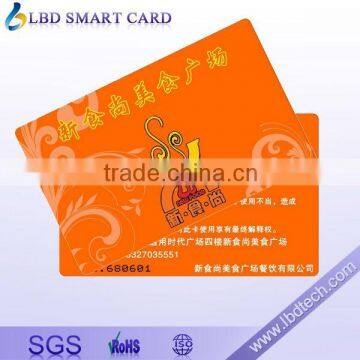 SGS Approved BL7442 Plastic Contact Magnetic E-Ticket Card