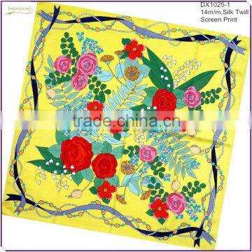 Factory Best Price Hand Printed Handkerchief