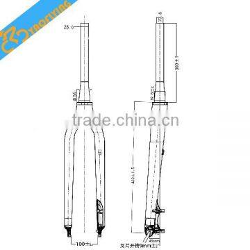 Hot Selling Yellow Whiite Blue Red BXT Carbon Bicycle Fork Full Carbon Fork 29er,beautiful Bicycle Fork for DIY