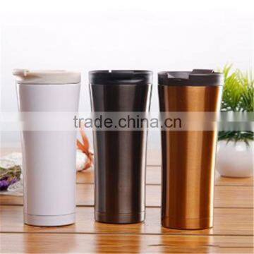 Factory Direct selling Straight body Business car cup stainless steel vacuum cup 500ml wholesale