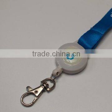 eco friendly custom fashion id badge reel with nylon lanyard