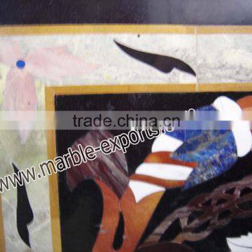 Rectangle Marble Inlay Table Tops, Marble Inlay Centre Table Top