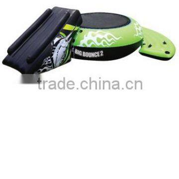 Party Zone Towable & Inflatable Bouncer Boat Island Slide Surfing BIG BOUNGE 2 Bounger Trampouline photo-2