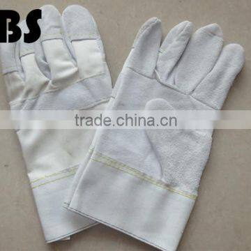 BSSAFETY Short Cow Split Leather Welding Safety Gloves photo-3
