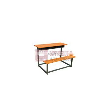 Double Student Desk & Chair,Wooden Student Desk and Chair,School Furniture