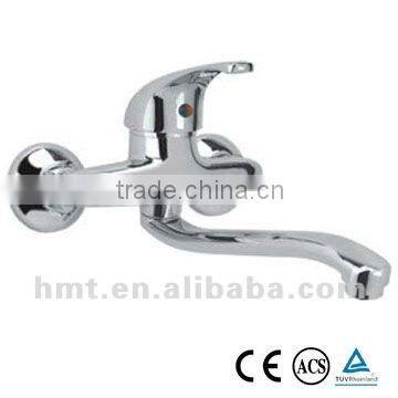 Classical Brass Wall Mounted Kitchen Faucet, Kitchen Accessories