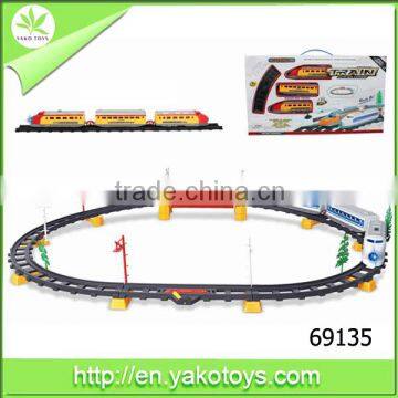 Electric Railway Car B/O Cartoon Rail Car Children Electronic Toy Car photo-3