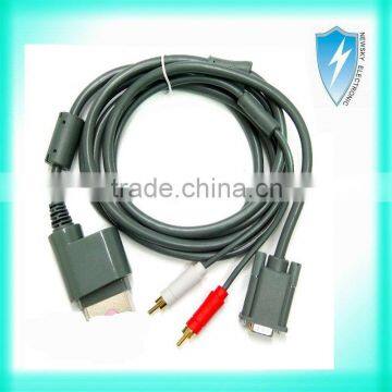 hot selling for xbox 360 slim vga cable