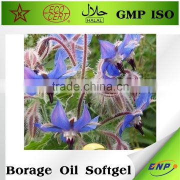 GMP ISO high quality Borage oil softgel capsule