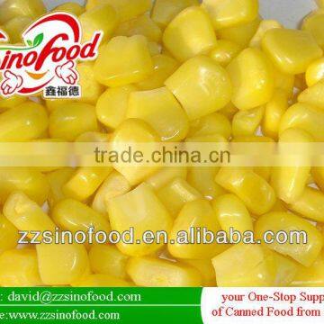 340g vacuum pack Canned Sweet Corn