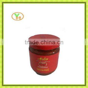 70G-4500G China Hot Sell Canned tomato paste,glass jar