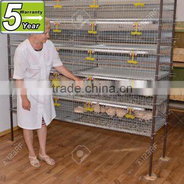 high quality vertical/h type commercial quail cage