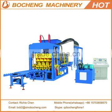 QT6-15 Fully Automatic Fly Ash Cement Brick Block Making Machine in Turkey