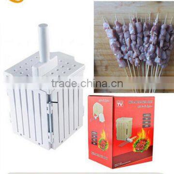 Home Use ABS Plastic Manual Meat Kebab Skewar Machine photo-5
