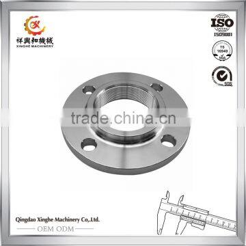 OEM metal Machining stainless steel 304 blind flange sand casting machining parts flange