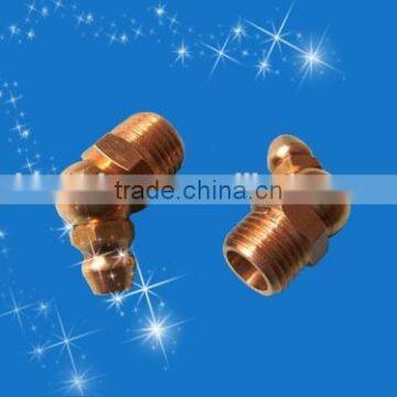 1/8"-28 Thread 45 Degreee Brass Grease Fitting photo-2