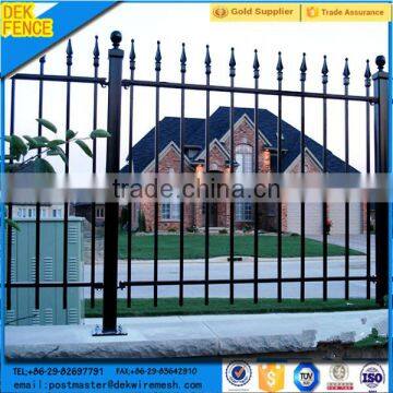 High security iron residential fence