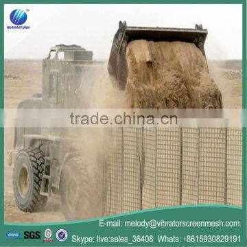 steel wire military barrier/ military green military bastion/ army hesco security sanbags wall