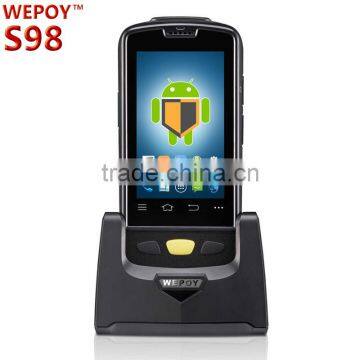 IP65 Android Handheld LF RFID Reader 134.2khz for animal tracking