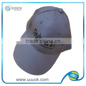 Plain black wholesale golf hats custom logo