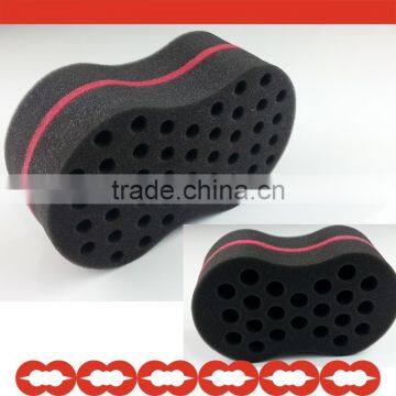 Double Sided Magic Hair Twist Sponge Dreads Twisting Locks Dreadlocks Curl Brush Sponge 46 Holes+22 Holes