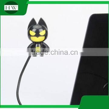 Plastic Decorative Batman Eye Protection Usb Rechargeable Led Study Reading Desk Table Night Light Lamp photo-5