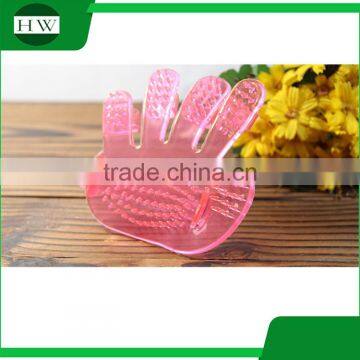 Dog Pet Fingers Bath Products ,massage,grooming Plam Brush Glove Tool photo-3