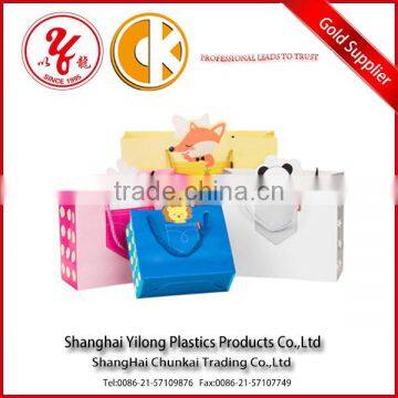 Custom Made Die Cut Handle Gift Wrapping Paper Bag photo-2