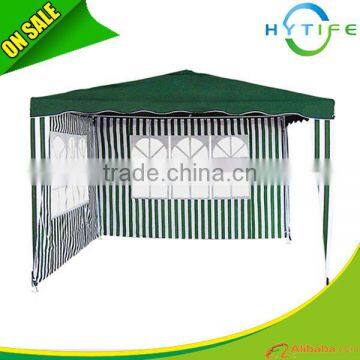 2016 hot sale 3X3M wind proof POLYESTER GAZEBO WITH 2PCS WINDOWS WALL