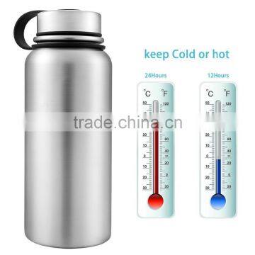 Double Walled Construction acuum Insulated Stainless Steel BPA free Water Bottle travel mug Keeps Your drink hot/cold