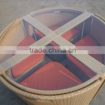 Morden Leisure Design Rattan Dining Table Set CF672 photo-2