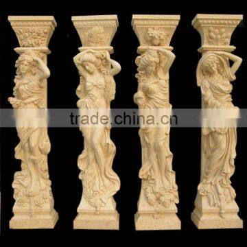 Garden Marble Statue Pillar Design