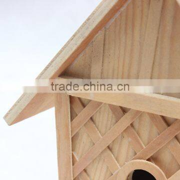 New Natural Colour Wooden Bird House,Popular Wooden Bird House,Cheap photo-3