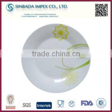 8 Inch porcelain soup and meat plates