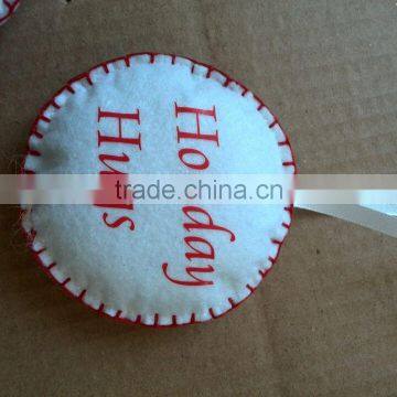 Felt Handmade Christmas Decoration/christmas Ornaments, Round photo-5