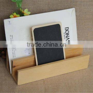 Wholesale Custom 2 Slot Wooden Mobile Phone Rack photo-2