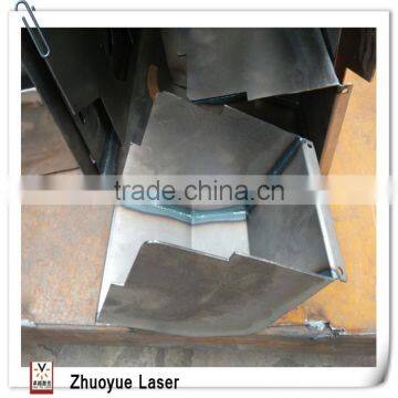 Customized powder coated stainless steel aluminum carbon steel sheet bending laser cutting service parts