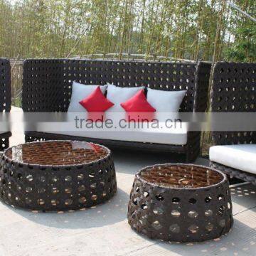 Patio Furniture Holiday Village PE Rattan Sofa